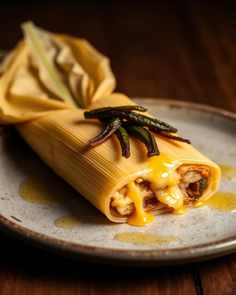 Tamal Rajas con Queso